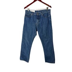 Norse Projects blue cotton straight leg jeans sz 31x28